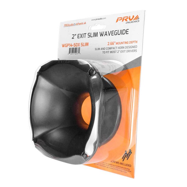 Main product image for PRV Audio WGP14-50X SLIM Black 2" 60 x 60 Waveguide 294-3456